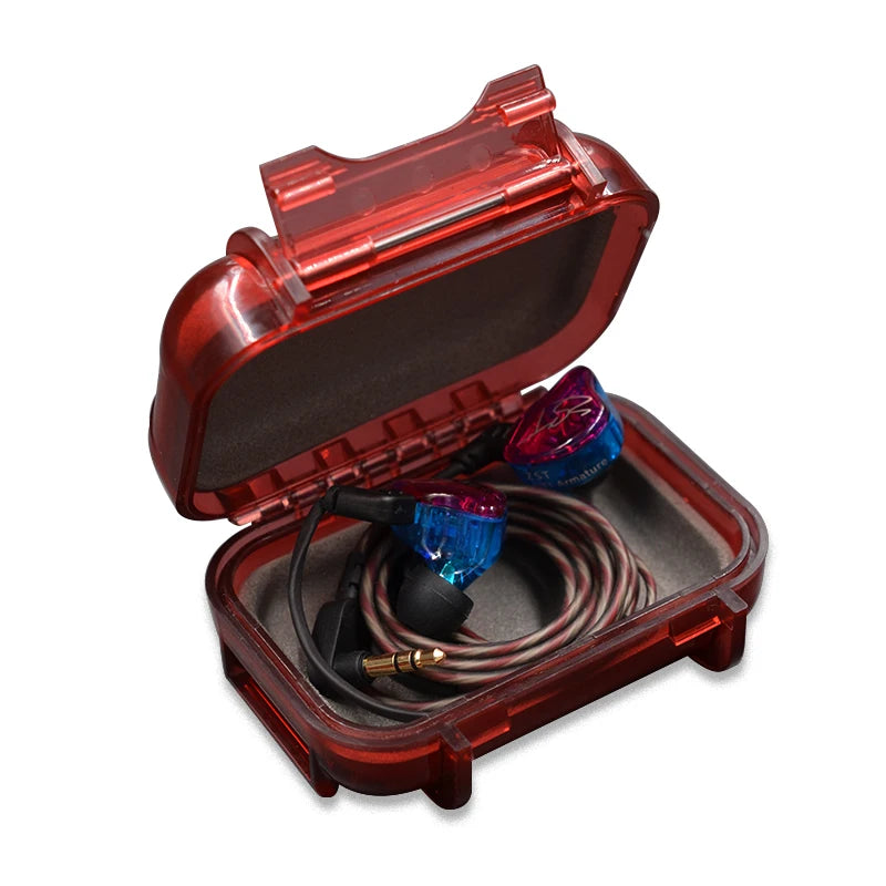 KZ Earphone Case ABS Resin Waterproof Protective Portable Storage Case Bag Box Earbud for KZ ZSN ZS6 ASX ZSX ZAX AS16 EDX
