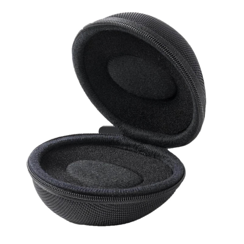Travel Watch Case,Single Watch Box with Zipper for Storage, Cushioned Round Portable Watch Case for Wristwatches