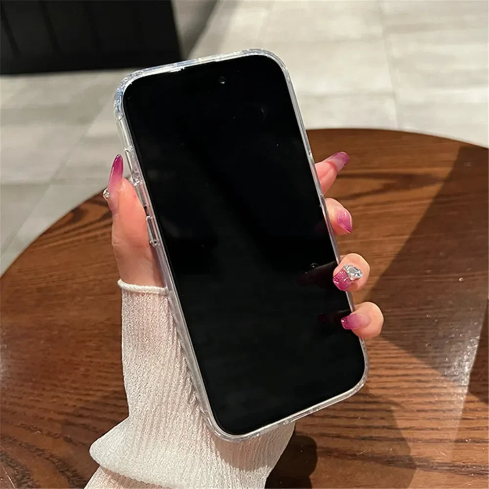 Luxury Acrylic Makeup Mirror Phone Case For iPhone 16 15 14 13 12 11 Pro Max XS X XR Plating Shockproof Back Cases Cover