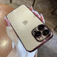 Luxury Electroplated Glitter Phone Case For IPhone 16 15 14 13 12ProMax  Clear Transparent Shockproof Hard Back Protective Cover - Caseverse