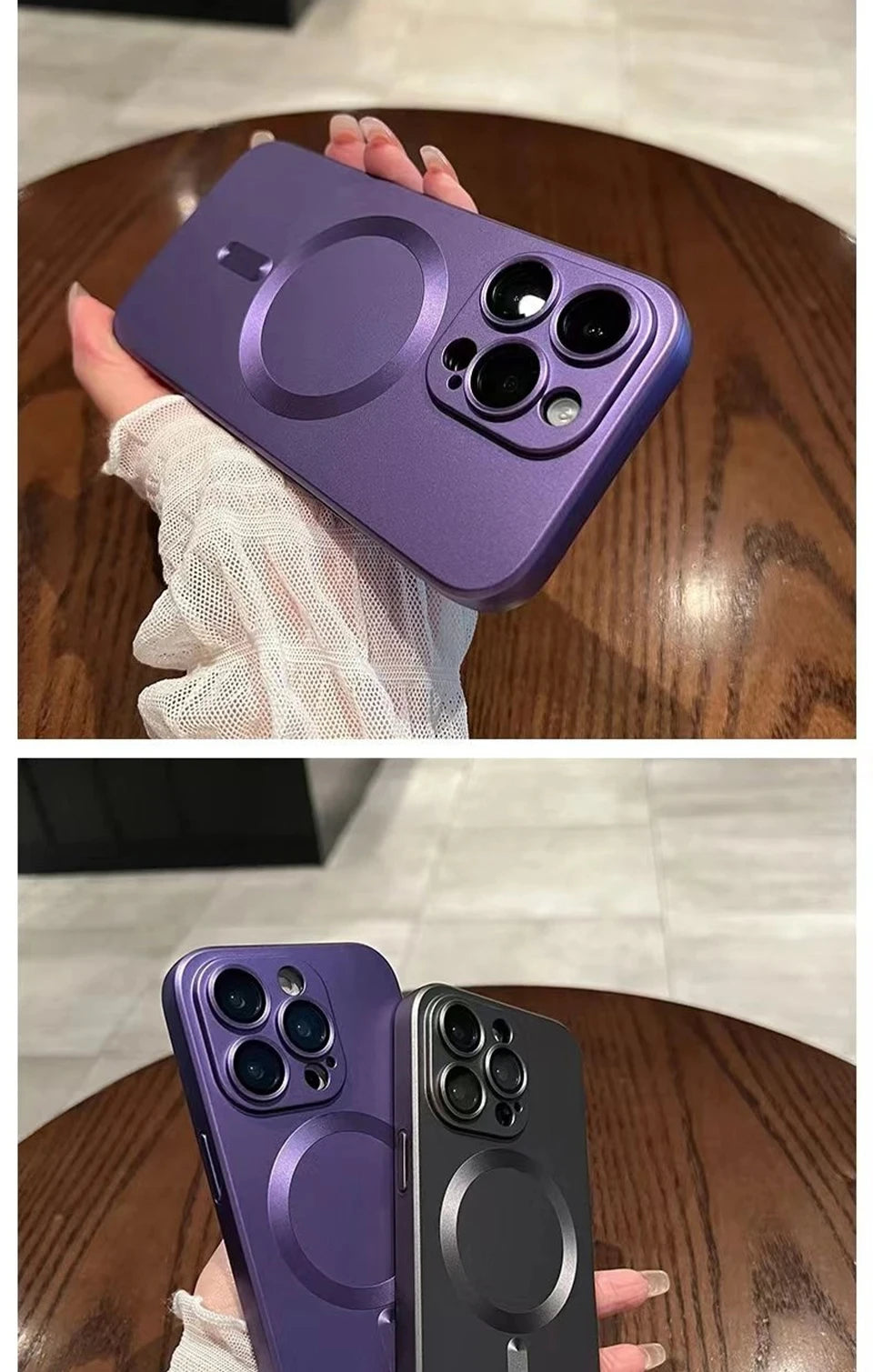 Original For Magsafe Magnetic Case For iPhone 16 13 12 11 14 15 Pro Max Matte Shockproof Cover Wireless Charge Phone Accessories - Caseverse