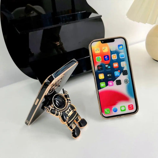 Astronaut Foldable Cartoon Finger Ring Holder Ring Bracket 3D For Cell Phone Back Sticker Bracket Support IPhone Xiaomi Samsung