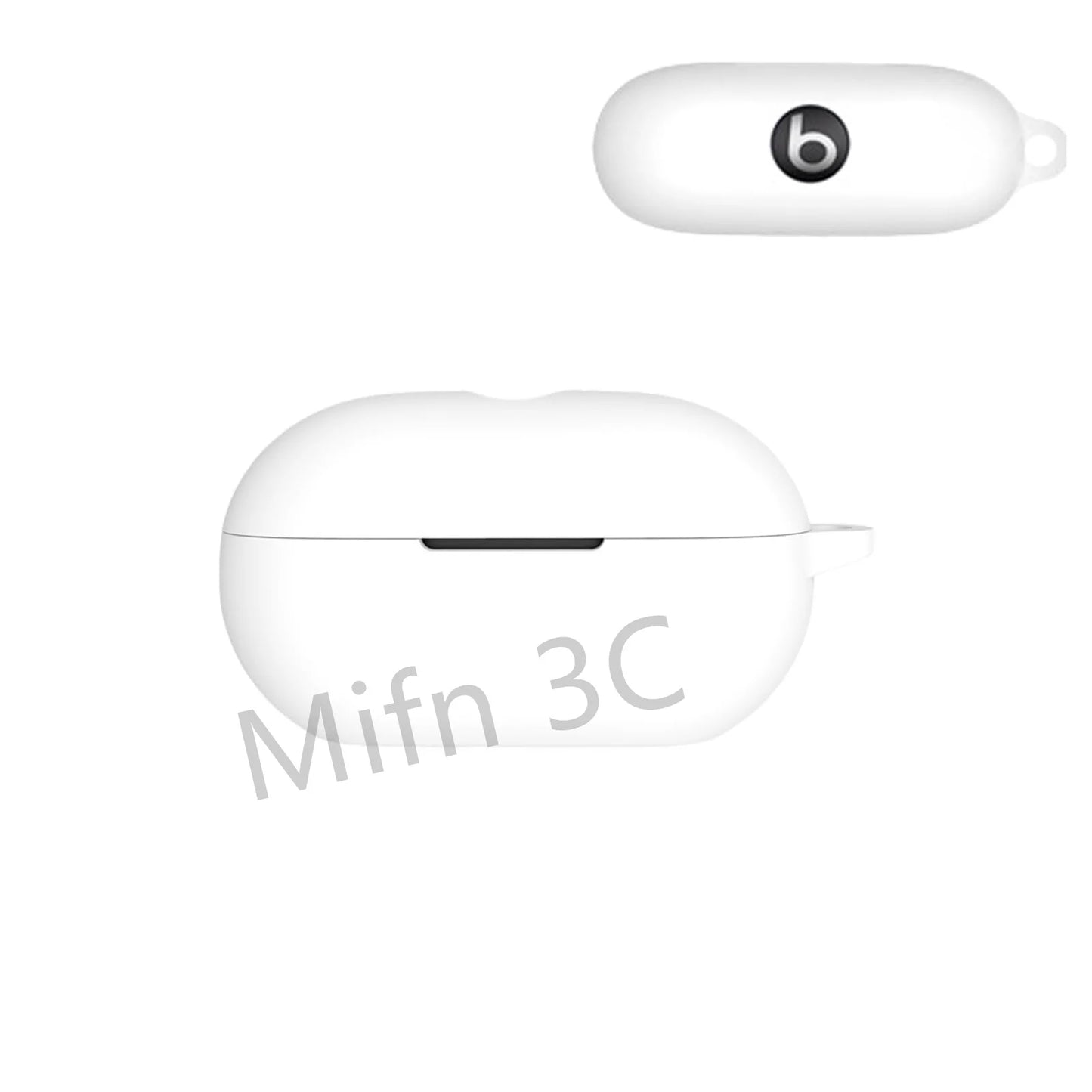 【Logo Visible 】Case for Beats Solo Buds with Keychain Soft Silicone Scratch Resistant Protective Case for Beats Solo Buds 2024