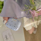The Blue Polka Dot + Ring Is Suitable for Apple for Airpodspro2 Case/For Airpodspro Case/For Airpods4 Case/For Airpods3 Case/For Airpods2 Case/Fashion Earphone Case/Simple Earphone Case
