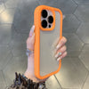 Matte Titanium gray rugged silicone case for iPhone 16 15 14 13 12 11 Pro Max thicken shockproof transparent hard phone cover - Caseverse