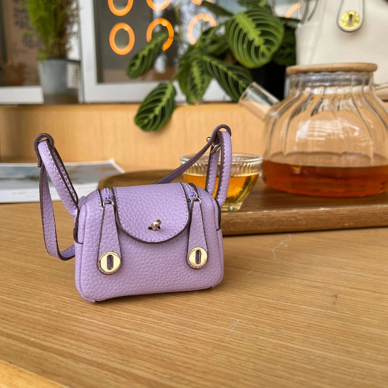Mini Leather Fashion Bag For Airpods 4 3 2 Pro 2 Galaxy Buds 3/ 3Pro/ Buds FE 2Pro  Headphone Case Can Hold Other Small items
