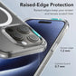 Magnetic Clear Slim Phone Cases for iPhone 15 Pro Max 14 Plus 13 12 11 Rugged Transparent Protective Phone Covers - Caseverse