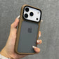 Luxury Orange Shield Matte Transparent Phone Case For iPhone 17 Pro Max 17 Pro 17 New Metal Buttons Skin Feel Shockproof Cover