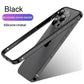Hybrid Silicone Frame Aluminum Metal Phone Case For iPhone 16 Pro Max 16 Plus 16promax 16pro 16plus Better Heat Bumper