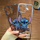 Disney Stitch Cute Phone Case For iPhone 16 14 13 12 11 Pro Max XR XS X 12 13 MINI 7 8 Plus Y2K Girl Shockproof Clear Soft Cover - Caseverse