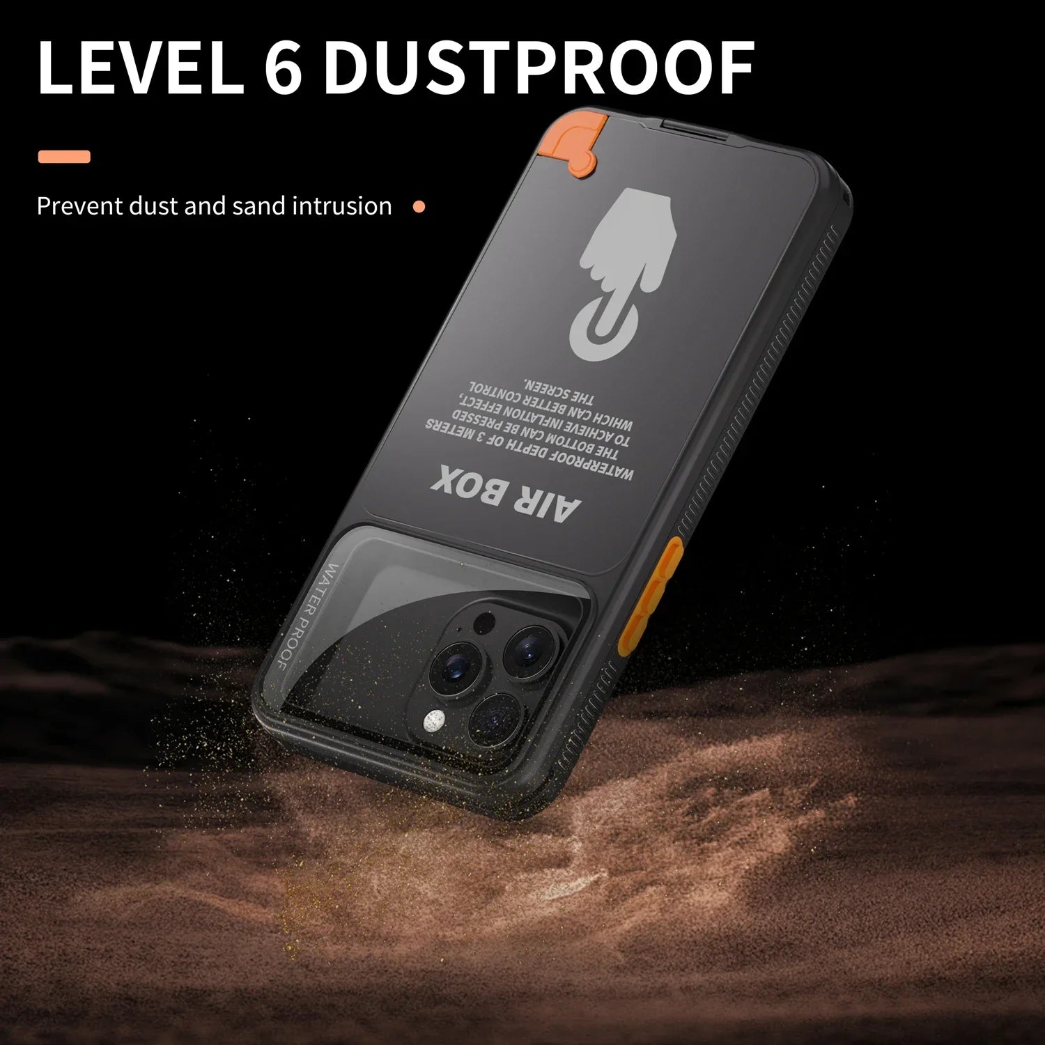 IP68 Waterproof Phone Case For iPhone 16 15 14 13 12 Pro Max Plus Underwater Taking Shockproof Dustproof Swimming Diving Cover - Caseverse