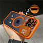 Hot Sale Glitter Metal Magnetic Phone Case with Lens Holder for iPhone 15 16 Pro 14 Plus 13 12 Pro Max 11 With Camera Protection