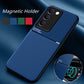 Rugged Protective Cover for VIVO V40 SE V30 Lite 5G V30 Pro V29 V29e Case Built-in Car Magnetic Holder Phone Coque Fundas - Caseverse