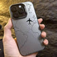 Travel-Inspired Airplane Phone Cover for iPhone 16 15 Pro Max 11 12 13 Mini 14 XS XR 7 8 Plus Shockproof Screen Protector Casing - Caseverse