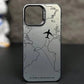 Travel-Inspired Airplane Phone Cover for iPhone 16 15 Pro Max 11 12 13 Mini 14 XS XR 7 8 Plus Shockproof Screen Protector Casing - Caseverse