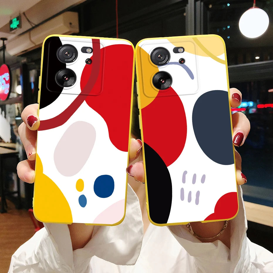 For Xiaomi 13T Pro Case Fashion Marble Astronaut Silicone Phone Cases For Xiaomi Mi 13T Mi13T 13 T Pro 5G Protection Back Cover - Caseverse