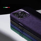Alcantara Metal Lens Protection Phone Case for iPhone 12 13 14 15 16 Pro Max Magnetic Attraction High-end Imported Suede Cover