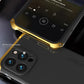Metal Frame PC Phone Case for IPhone 13 12 14 15 Pro Max Aluminum Anti-collision Strip Silica Gel Back Cover for IPHON 15 Promax