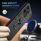 Military Grade Case for ZTE Axon 60 Lite Protective Cover Shockproof Ring Stand Holder Fundas Coque - Caseverse