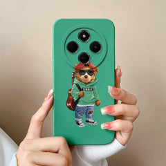 For Redmi 14C Phone Case Cartoon Astronaut Full Coverage Anti Drop Funda For Xiaomi Redmi 14 C Soft Liquid Silicone Bumper Capa