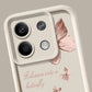 Shockproof Golden Butterfly Case For Xiaomi Redmi Note 13 12 11 10 Pro 4G 11s 14 Funda Poco F6 X6 X5 14T 11T 13T Pro 5G Cover