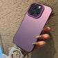 Luxury Matte Silver Electroplated Phone Case For iPhone 11 12 13 14 15 16 Pro Max Plus X Xs Max XR Shockproof Bumper Cases Cover