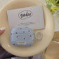 The Blue Polka Dot + Ring Is Suitable for Apple for Airpodspro2 Case/For Airpodspro Case/For Airpods4 Case/For Airpods3 Case/For Airpods2 Case/Fashion Earphone Case/Simple Earphone Case