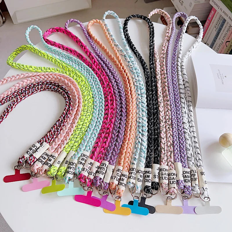The Phone Case Lanyard Is A Long Cross-Body Braided Outdoor Mountain Rope And Can Be Worn On The Shoulder To Prevent Loss.