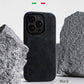 Alcantara Metal Lens Protection Phone Case for iPhone 12 13 14 15 16 Pro Max Magnetic Attraction High-end Imported Suede Cover