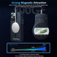 Magnetic Phone Case with Metal Stand for iPhone 16 15 14 13 12 Pro Max Plus Translucent Mobile Cases Military Grade Back Cover
