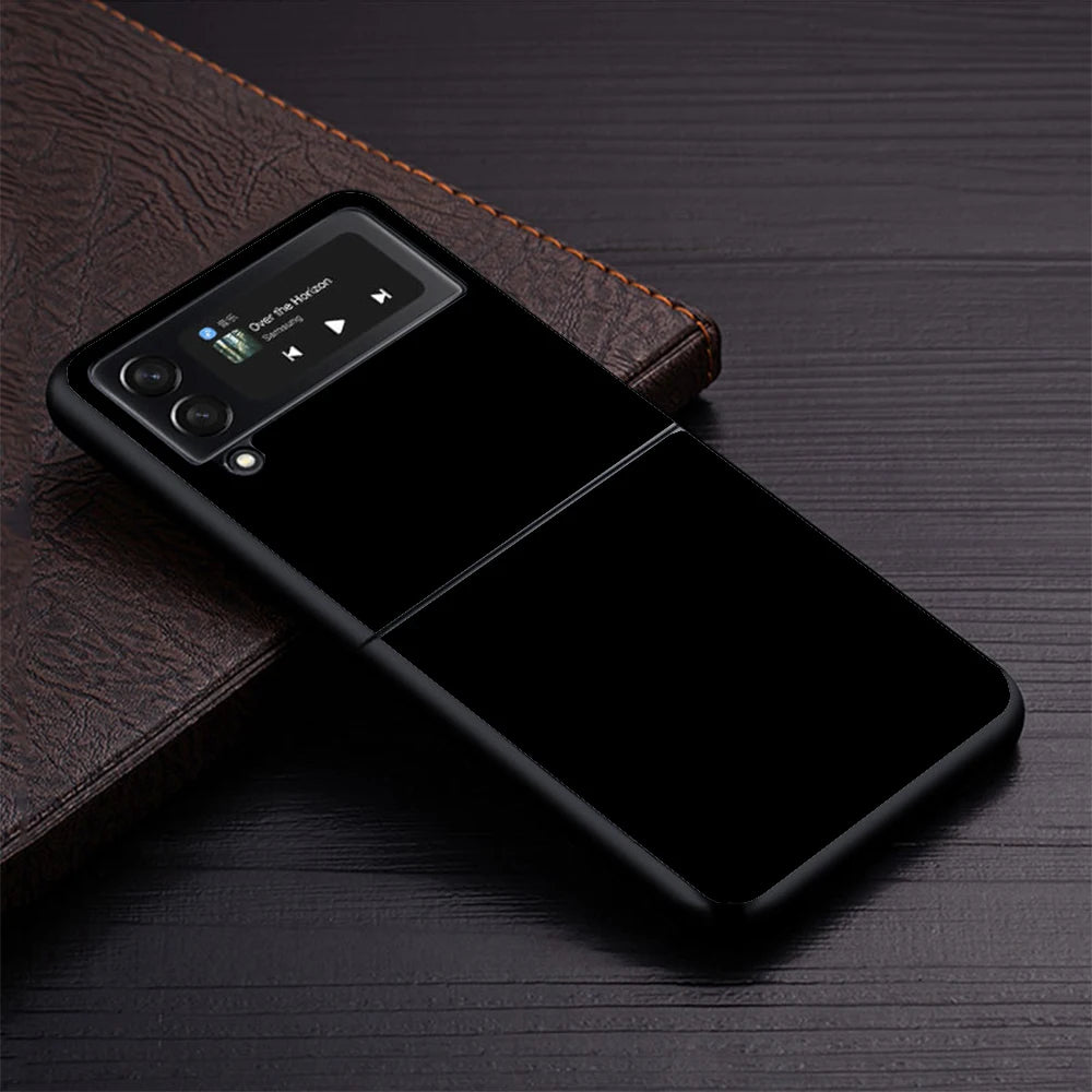 Gameboy Boy Game Phone Case for Samsung Galaxy Z Flip6 5G Flip4 Flip5 Flip3 Black Cover Z Flip 6 5 4 3 PC Shell Coque Galaxy Z F - Caseverse