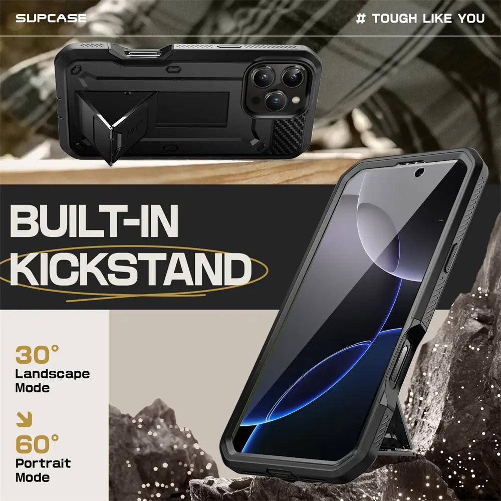 SUPCASE For iPhone 16 Pro Max Case 6.9" (2024) UB Pro Full-Body Heavy Duty Rugged Phone Case with Built-in Screen Protector - Caseverse