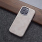 Luxury Business Vintage Leather Magnetic Phone Case for IPhone 16 Plus 15 14 13 12 Pro Max Metal Camera Frame Shockproof Cover