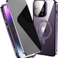 IPhone Anti-Peeping Privacy Screen Metal Bumper Magnetic Case