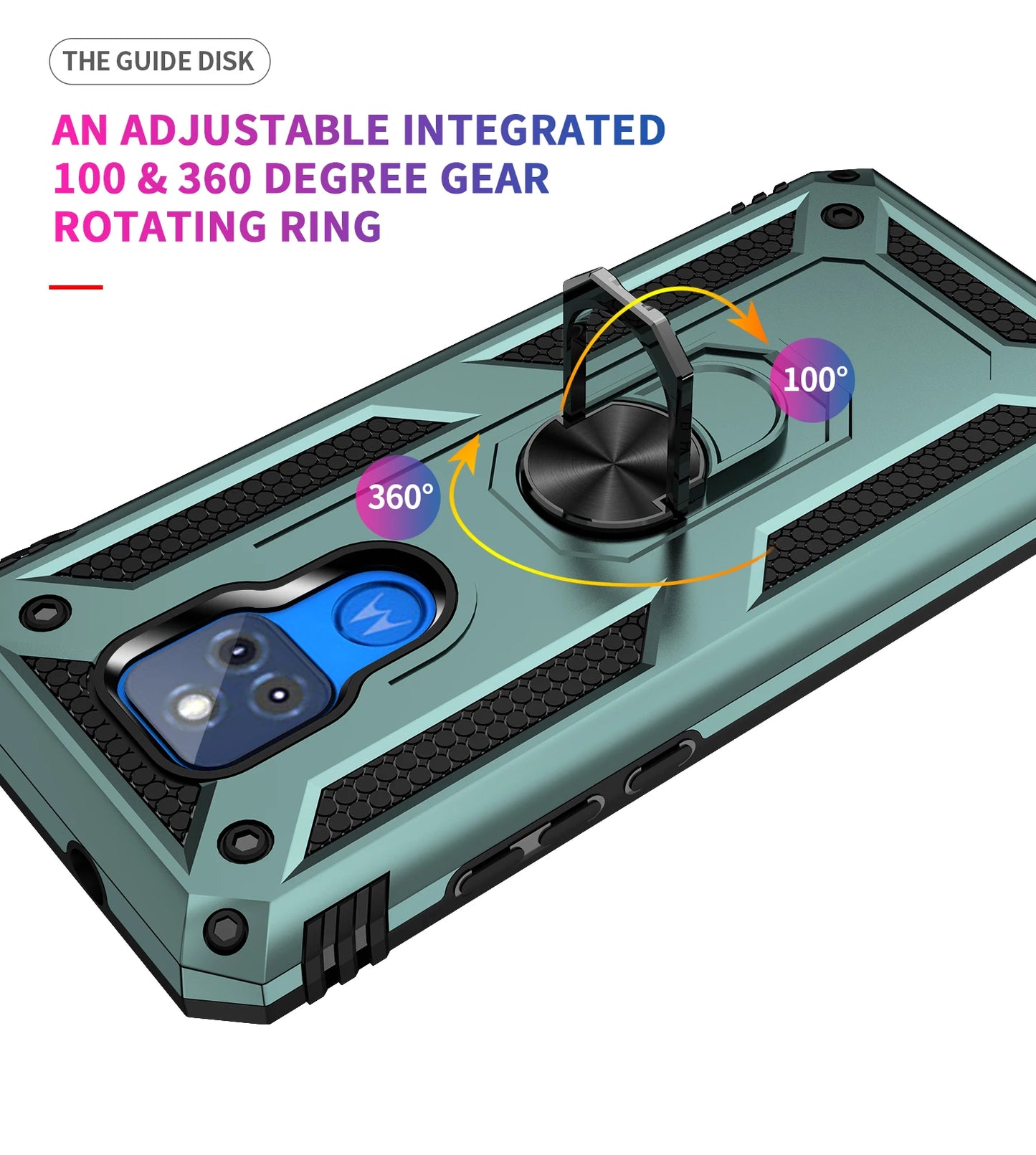 for Moto G Play Case for Phone Moto G Play 2021 Case Shockproof Armor Rugged Military Protective Car Holder Magnetic Cover
