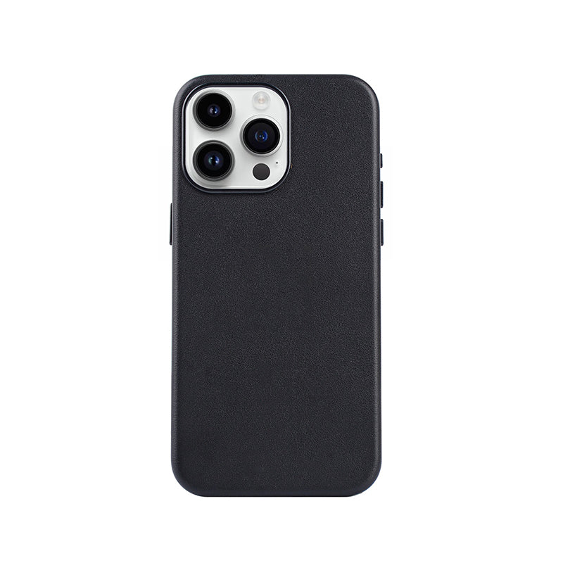 Original Apple Leather With Magsafe Case For iPhone 15 Pro Max 14 Pro Max Plus 14Pro 15Pro Case Wireless Charging Magnetic Cover - Caseverse