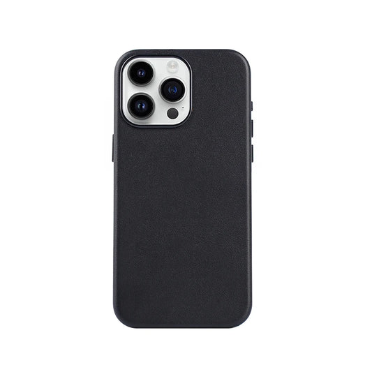 Original Apple Leather With Magsafe Case For iPhone 15 Pro Max 14 Pro Max Plus 14Pro 15Pro Case Wireless Charging Magnetic Cover - Caseverse
