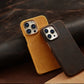 Retro Cowhide Phone Case for iPhone 16 15 13 14 Pro Max 16Pro 14Pro 15Pro Luxury Crazy Horse Genuine PULL-UP Leather Back Cover