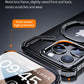 Shockproof Phone Case Z Shape Metal Frame for iPhone 16 Pro 15 14 13 Pro Max Plus Full Aluminium Alloy Magnetic Bracket Cases