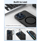 SODI Kickstand Case For iPhone 15 Pro Max Magnetic Phone Case Full Body Shockproof Cases Compatible With MagSafe SIP150