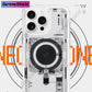 Latest Technology Phone Case for iPhone 16 Pro Max 15 Plus 14 Pro 13 Fine Hole Circuit Board Magnetic Anti-fall Phone Case