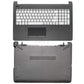 NEW Laptop Case for HP 15-BS 15-BW 15-RA 15-RB 250 255 G6 TPN-C129 LCD Back Cover/Front Bezel/Palmrest/Bottom Case/Hinges Gray