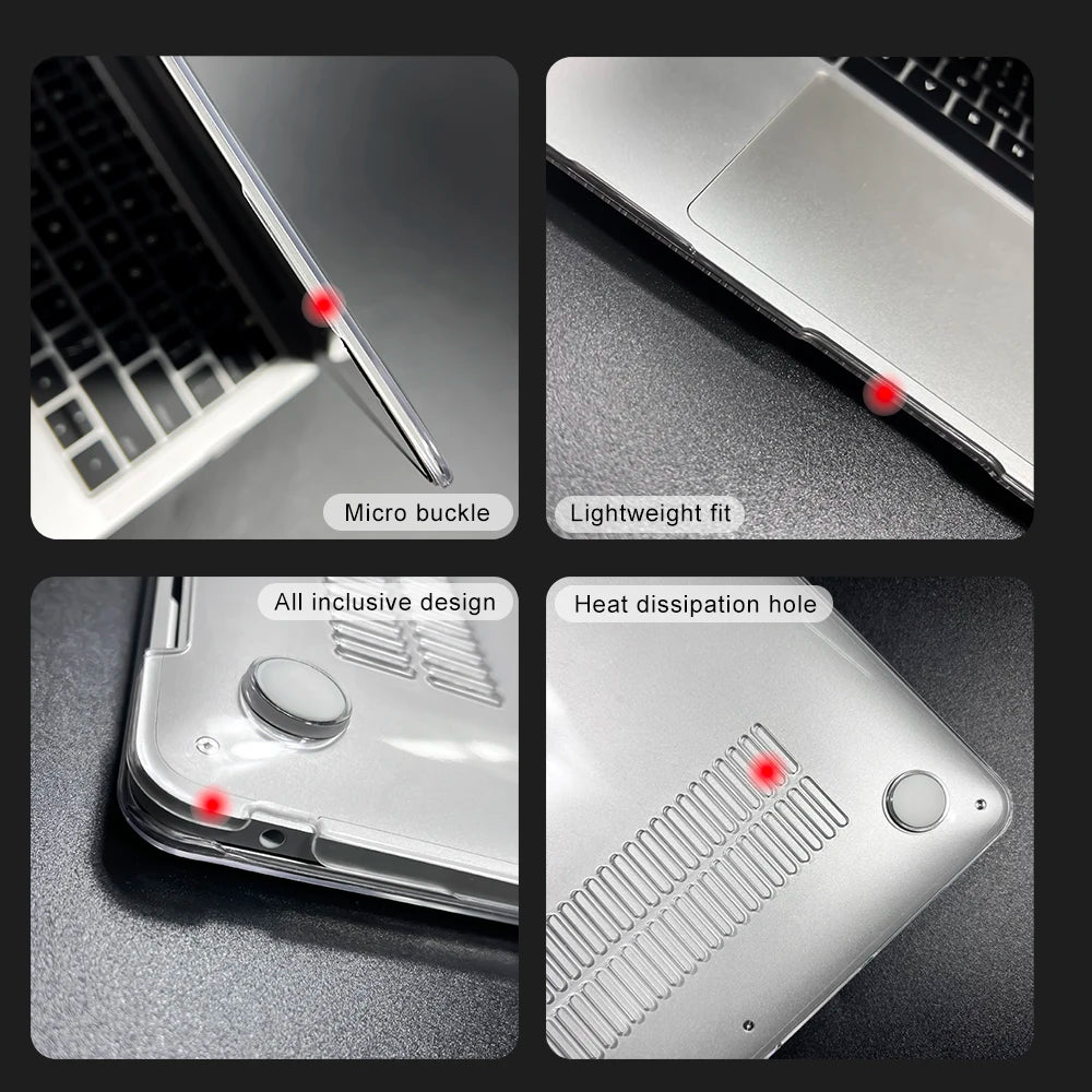 Laptop Case for Macbook Air 13 A2337 2020 A2338 M1 Chip Pro 13 2022 M2 Air 13.6 M2 for Macbook Pro 14 case M4 2023 M3 Pro 16