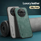 For Realme 11 Pro Plus Case Luxury Leather With Metal Plate Phone Cases For Realme 11 11Pro+ 5G Car Magnetic Holder Back Cover - Caseverse