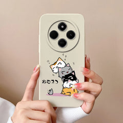 For Redmi 14C Phone Case Cartoon Astronaut Full Coverage Anti Drop Funda For Xiaomi Redmi 14 C Soft Liquid Silicone Bumper Capa