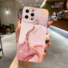 For iPhone 16 15 Pro Max Case Marble Pattern Phone Case For iPhone 14 13 12 11 XS Max XR X 7 8 Plus Shockproof Soft Bumper Cover - Caseverse
