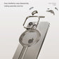 Luxury Magsafe Magnetic Metal Rimless Stand Phone Case For iPhone 16 15 14 13 Pro Max Plus Aluminum Alloy Shockproof Metal Cover