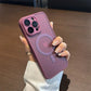Luxury Magsafe Matte Transparent Phone Cases For iPhone 11 12 13 14 15 16 Pro Max Plus Magnetic Bumper Cases Cover