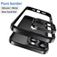 Hybrid Silicone Frame Aluminum Metal Phone Case For iPhone 16 Pro Max 16 Plus 16promax 16pro 16plus Better Heat Bumper