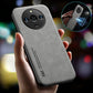 For Realme 11 Pro Plus Case Luxury Leather With Metal Plate Phone Cases For Realme 11 11Pro+ 5G Car Magnetic Holder Back Cover - Caseverse